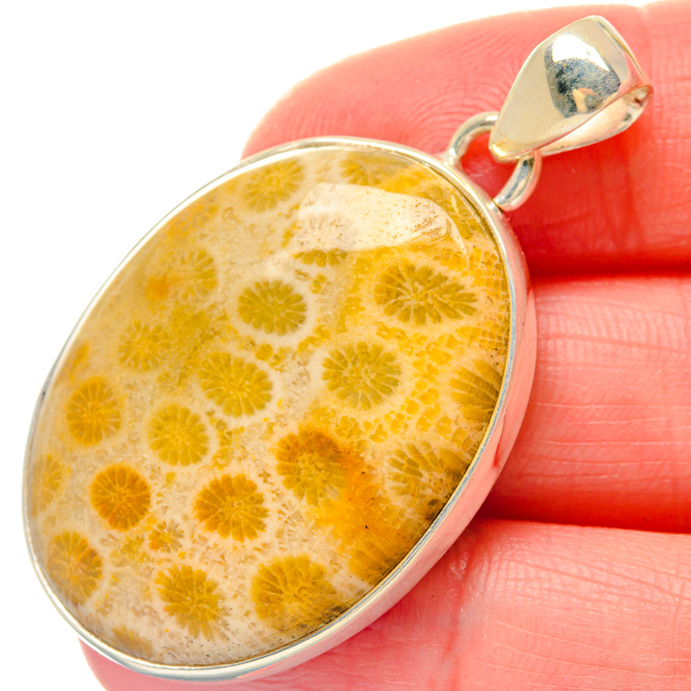 Desert Druzy Pendants handcrafted by Anasilvercos - PD19476