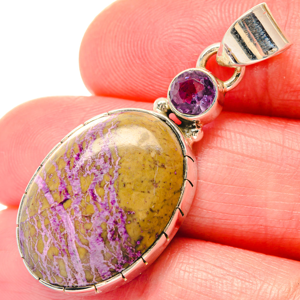 Mookaite, Citrine Pendants handcrafted by Anasilvercos - PD19497