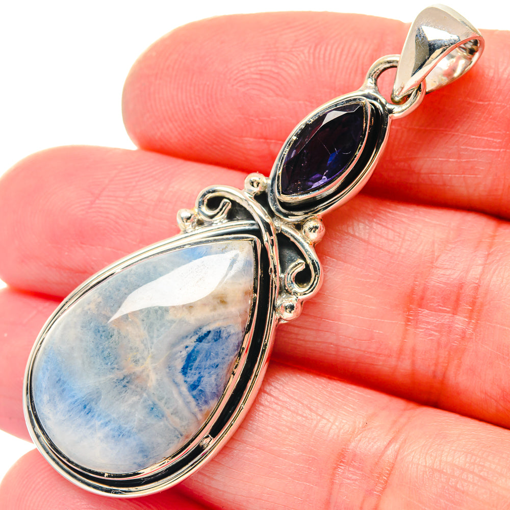 Azurite Pendants handcrafted by Anasilvercos - PD19529