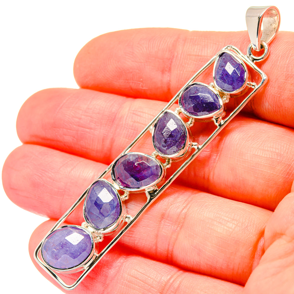 Tanzanite Pendants handcrafted by Anasilvercos - PD19643