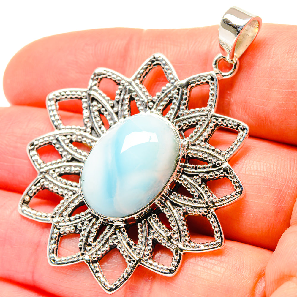 Larimar Pendants handcrafted by Anasilvercos - PD19657