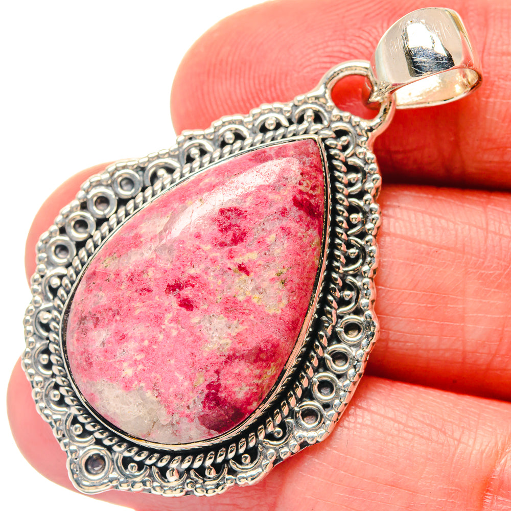 Thulite Pendants handcrafted by Anasilvercos - PD19675