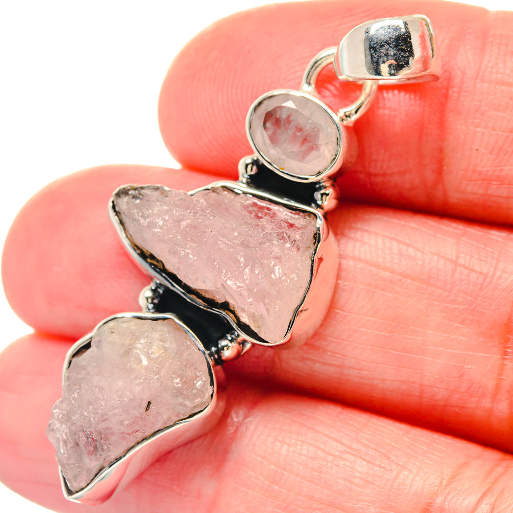 Kunzite Pendants handcrafted by Anasilvercos - PD19676