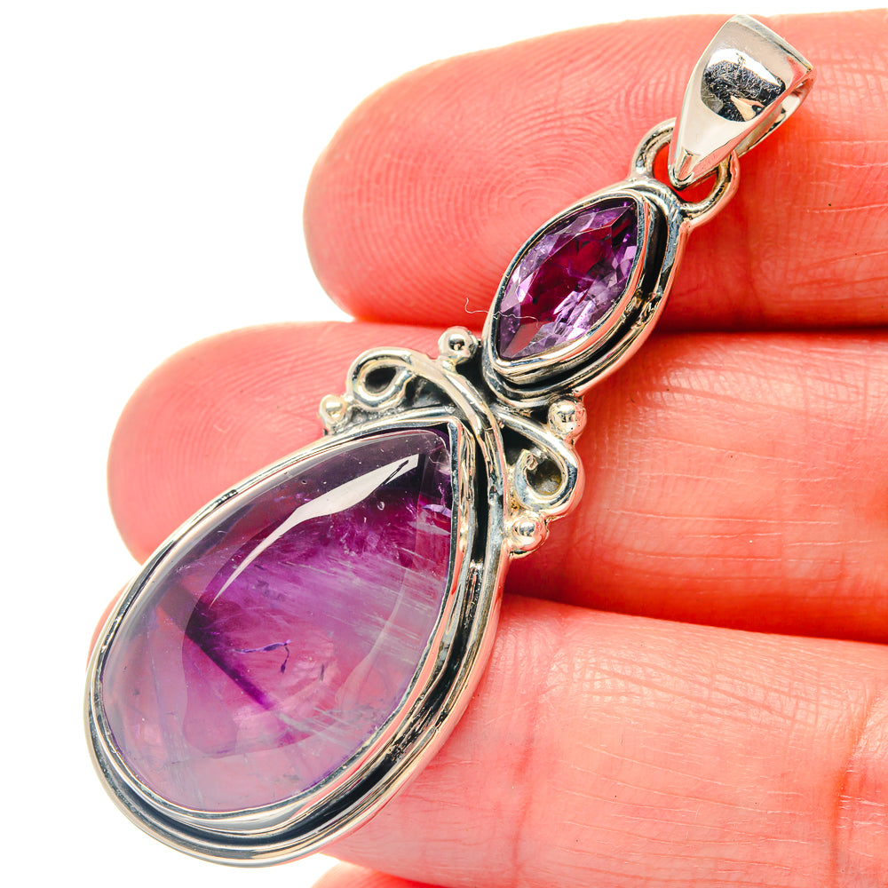 Amethyst Pendants handcrafted by Anasilvercos - PD19682