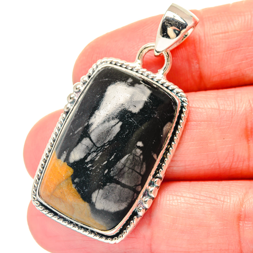 Picasso Jasper Pendants handcrafted by Anasilvercos - PD19691
