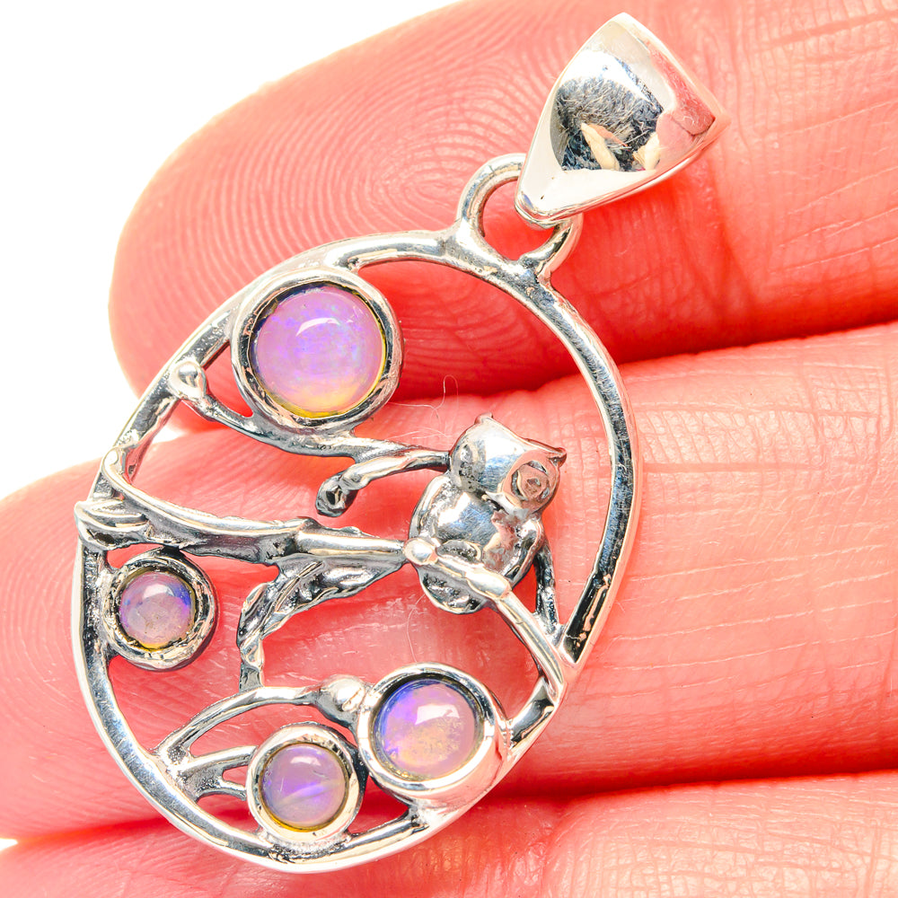 Ethiopian Opal Pendants handcrafted by Anasilvercos - PD19700