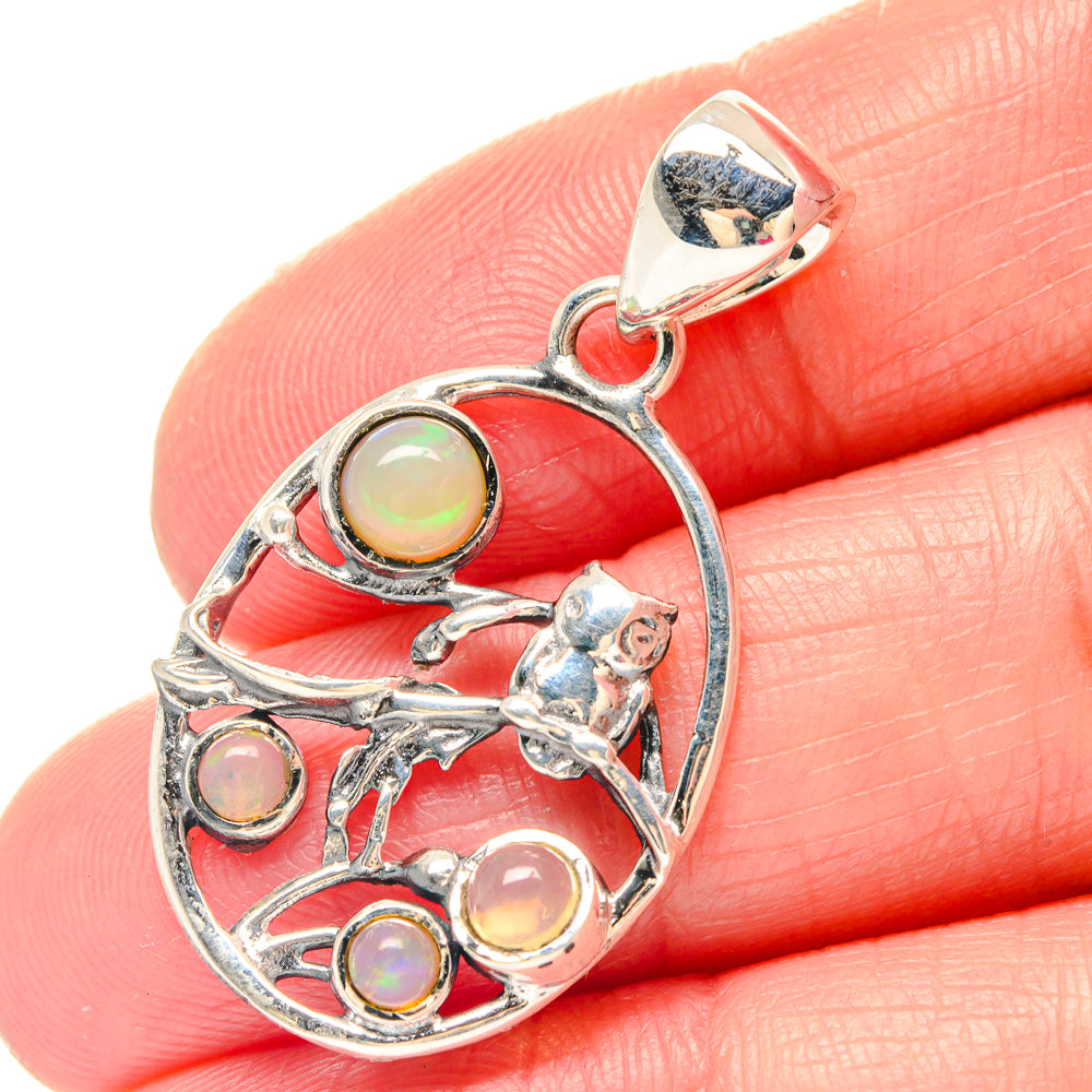 Ethiopian Opal Pendants handcrafted by Anasilvercos - PD19701