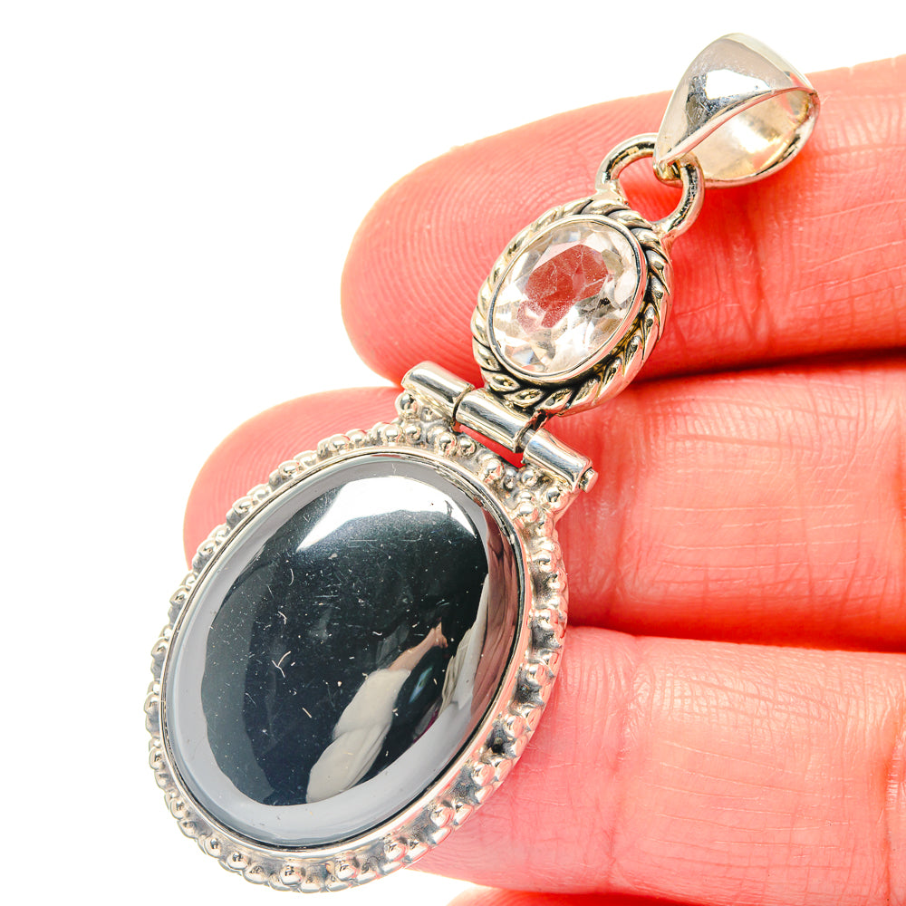 Hematite Pendants handcrafted by Anasilvercos - PD19702