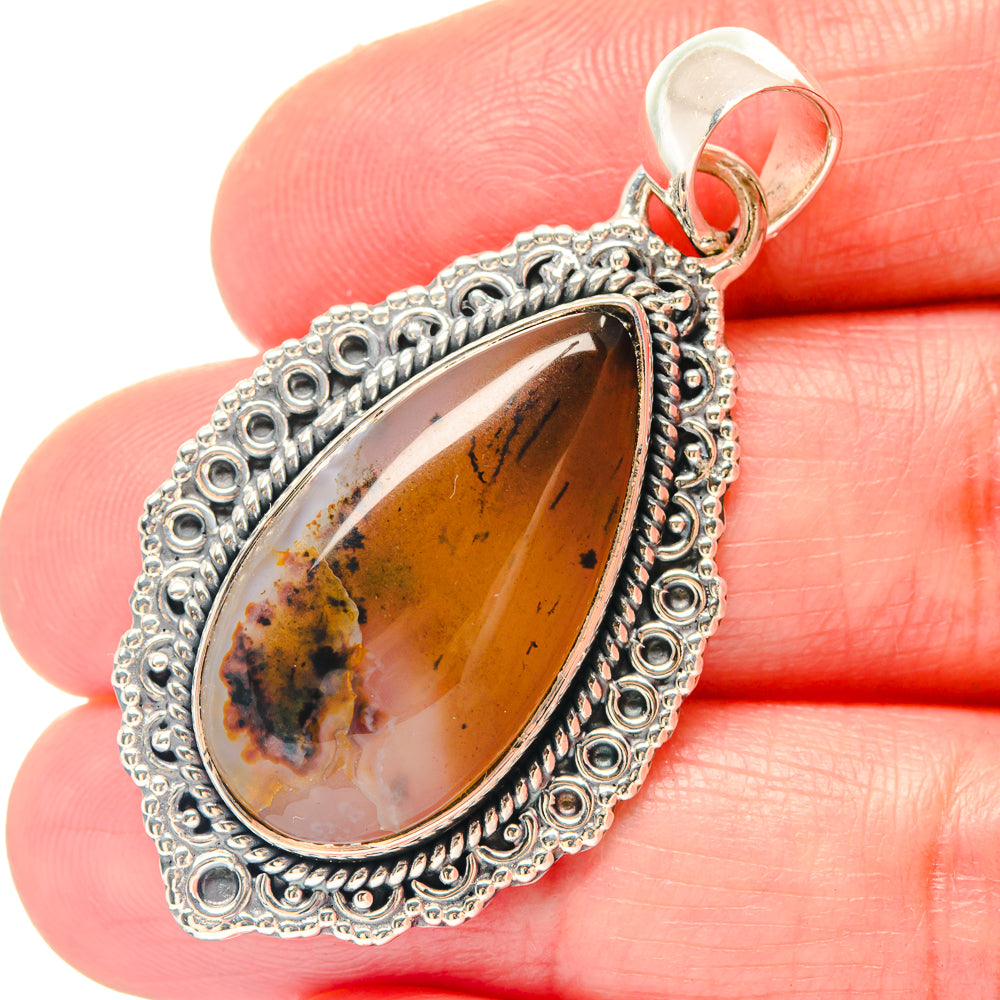 Montana Agate Pendants handcrafted by Anasilvercos - PD19715