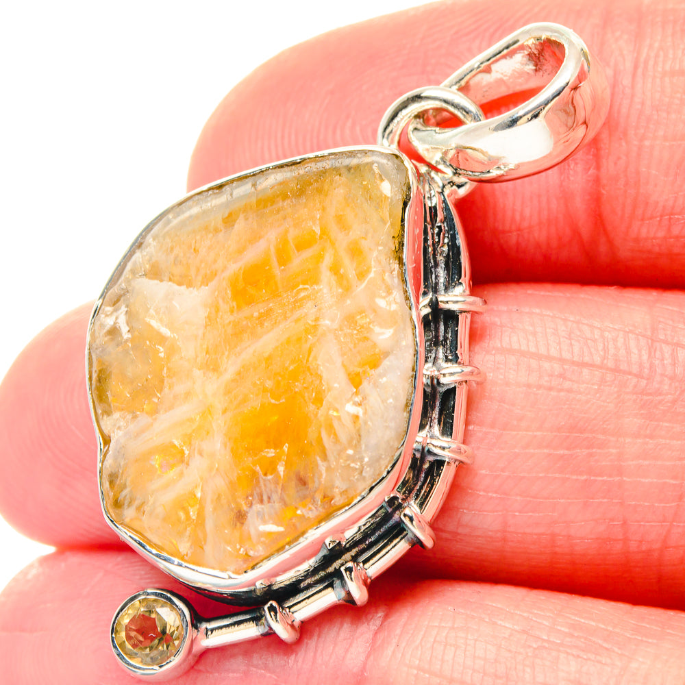 Citrine Pendants handcrafted by Anasilvercos - PD19718