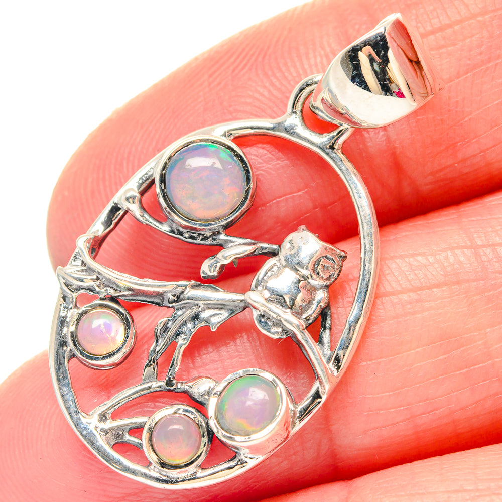 Ethiopian Opal Pendants handcrafted by Anasilvercos - PD19737