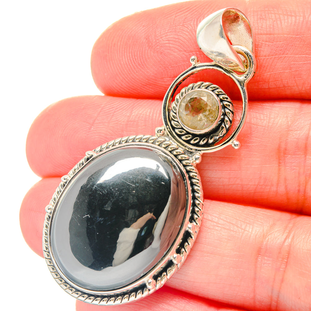 Hematite Pendants handcrafted by Anasilvercos - PD19739
