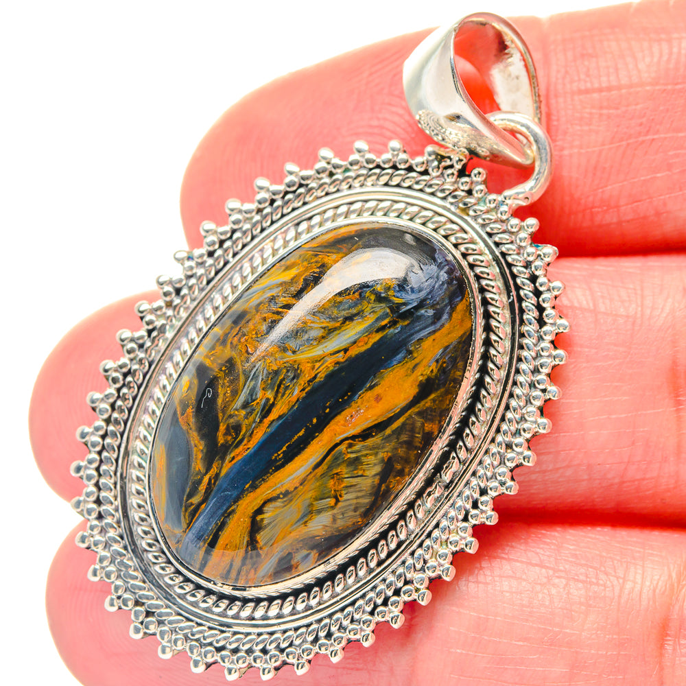 Pietersite Pendants handcrafted by Anasilvercos - PD19764