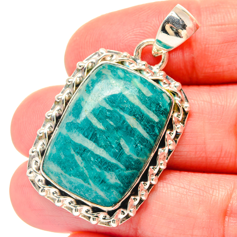 Amazonite Pendants handcrafted by Anasilvercos - PD19786