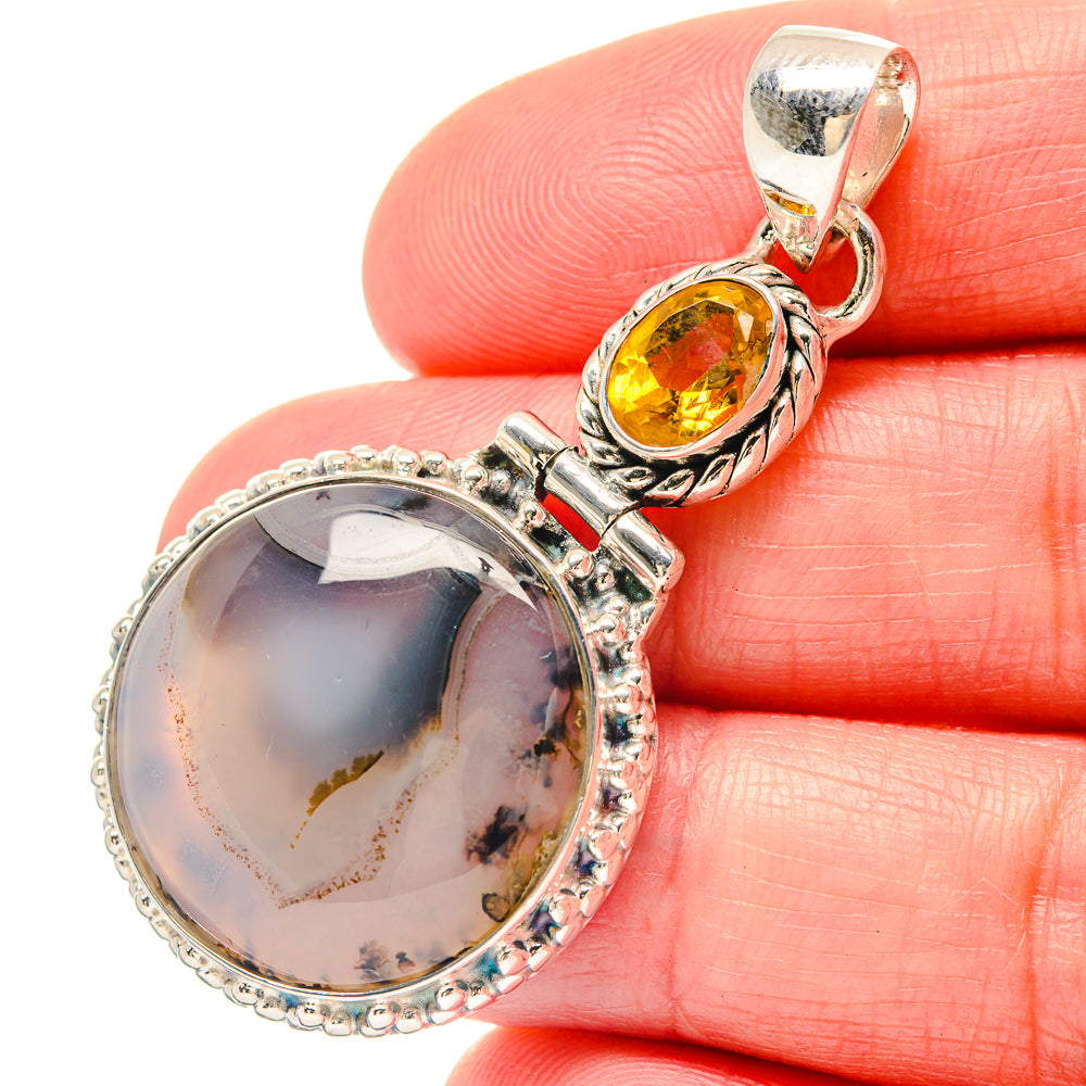 Montana Agate Pendants handcrafted by Anasilvercos - PD19792