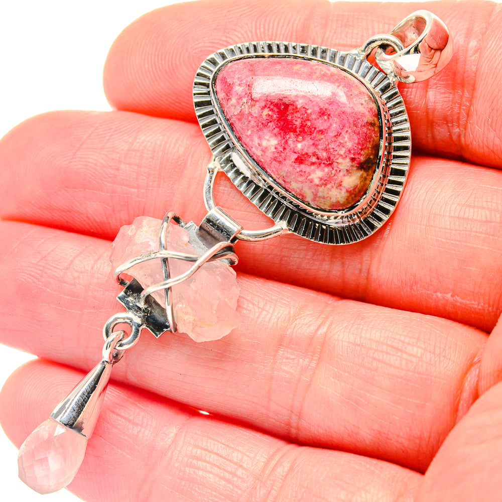 Rhodochrosite Pendants handcrafted by Anasilvercos - PD19795