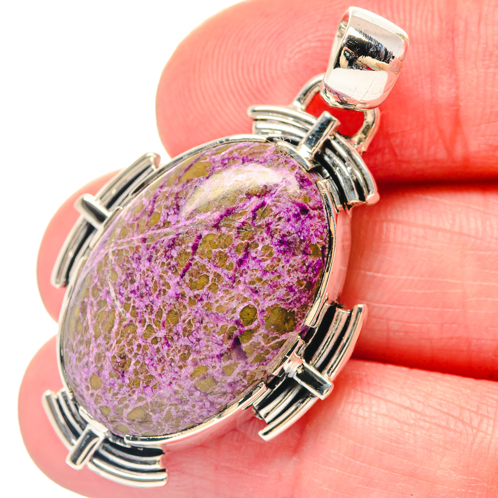Stichtite Pendants handcrafted by Anasilvercos - PD19796