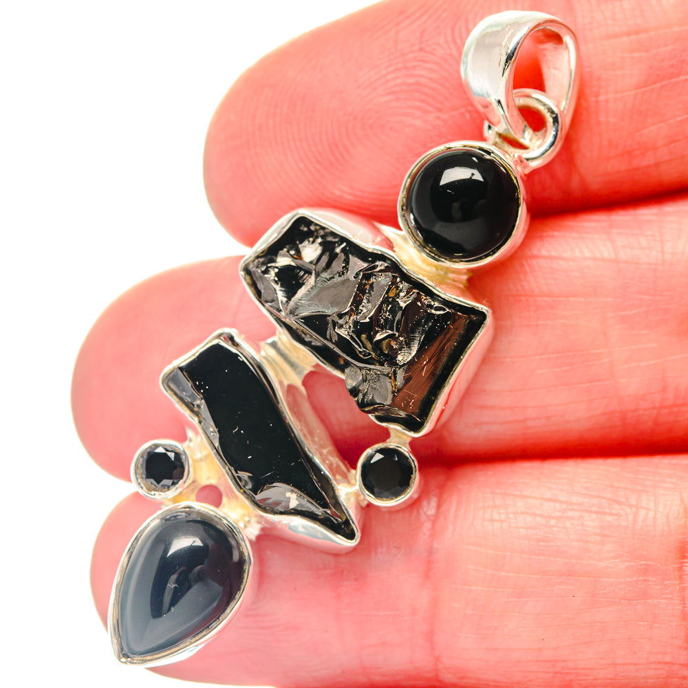 Shungite Pendants handcrafted by Anasilvercos - PD19805