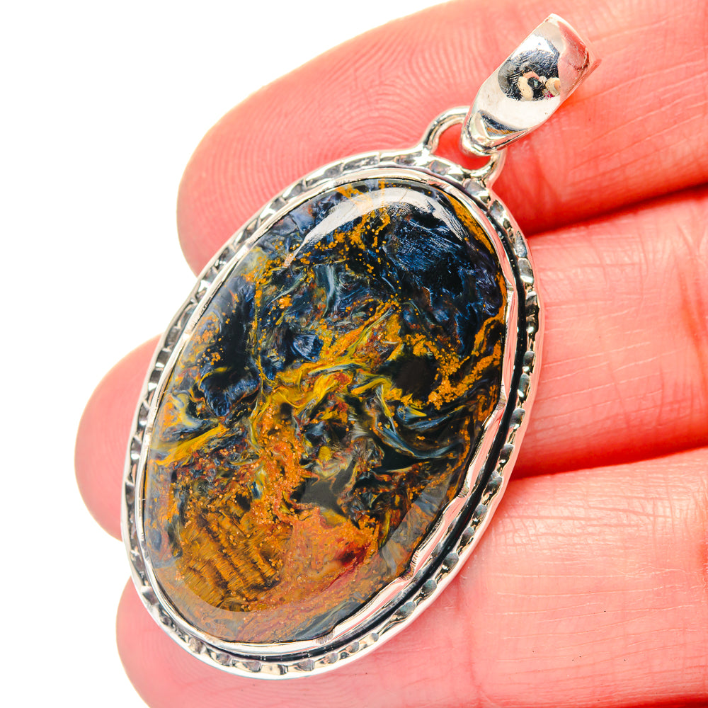Golden Pietersite Pendants handcrafted by Anasilvercos - PD19808