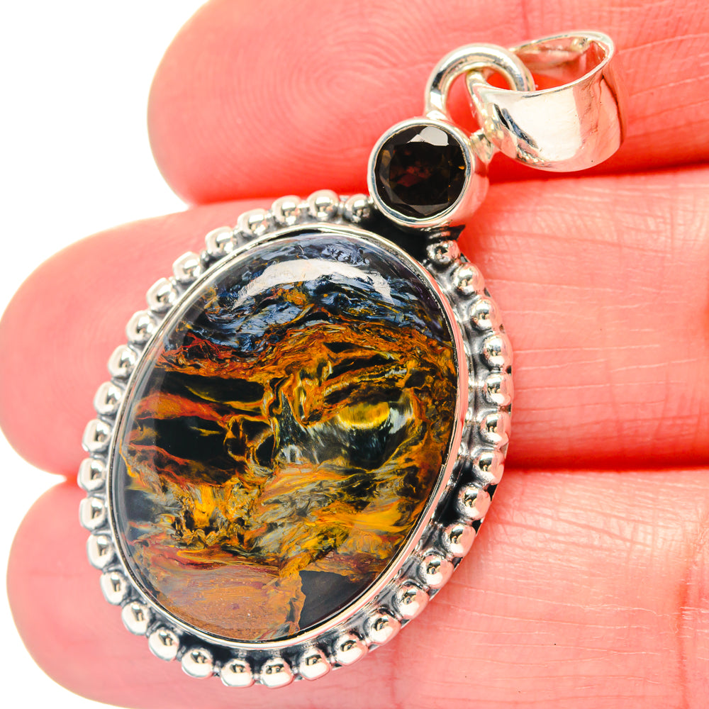 Golden Pietersite Pendants handcrafted by Anasilvercos - PD19809