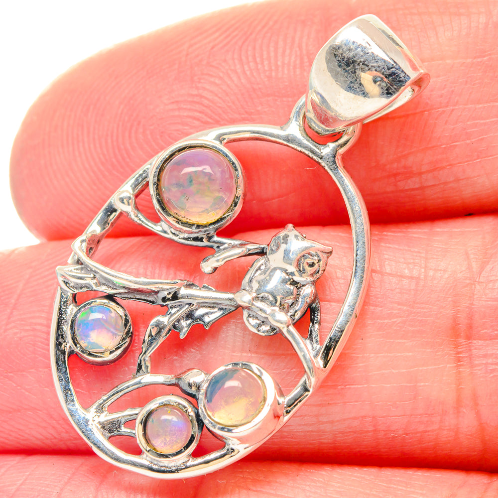 Ethiopian Opal Pendants handcrafted by Anasilvercos - PD19812