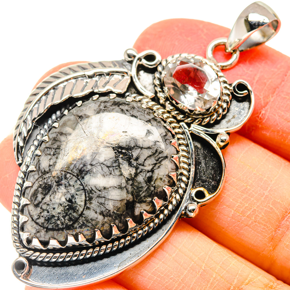 Pinolith Jasper Pendants handcrafted by Anasilvercos - PD19815