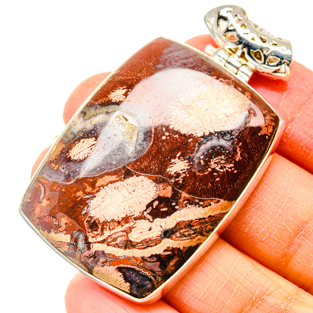 Red Jasper Pendants handcrafted by Anasilvercos - PD19816