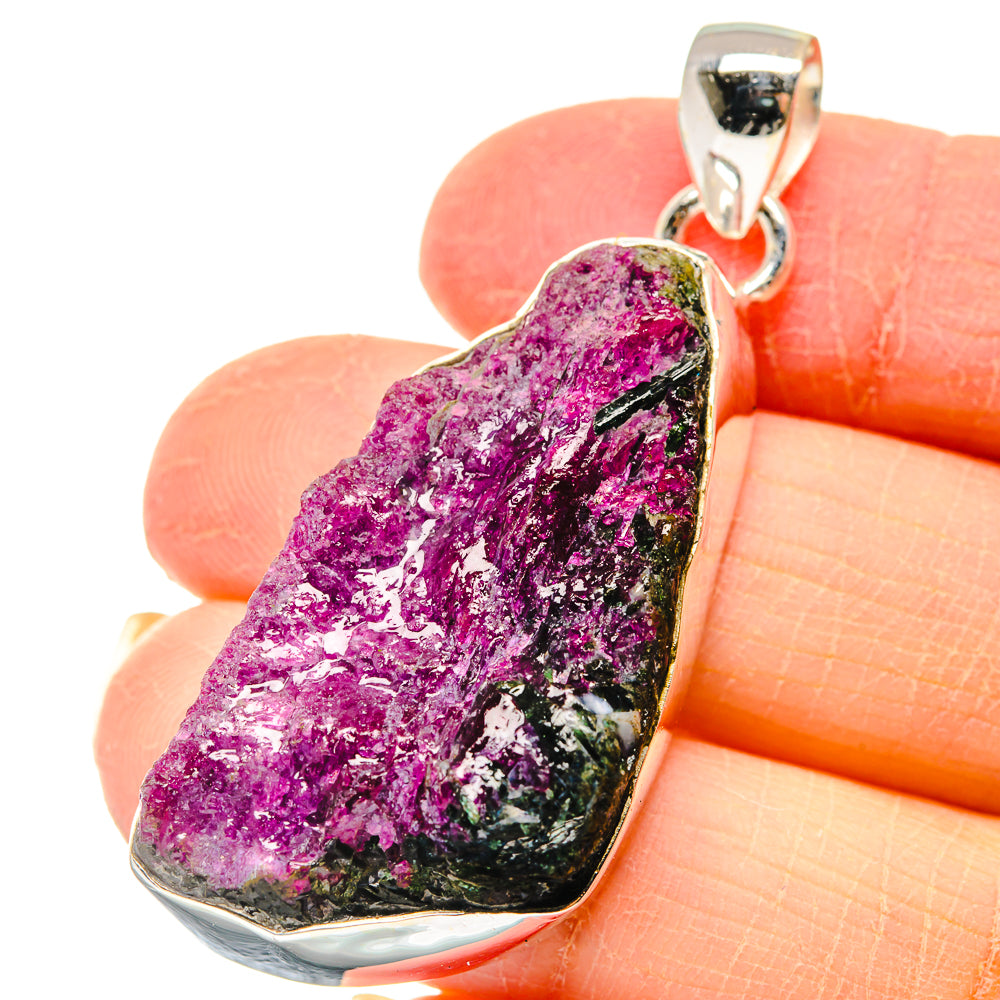 Ruby Fuchsite Pendants handcrafted by Anasilvercos - PD19818