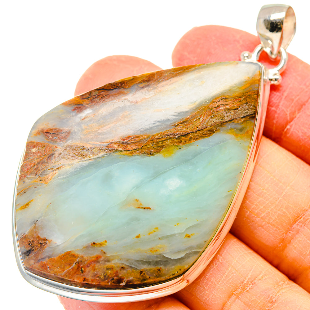 Peruvian Opal Pendants handcrafted by Anasilvercos - PD19819