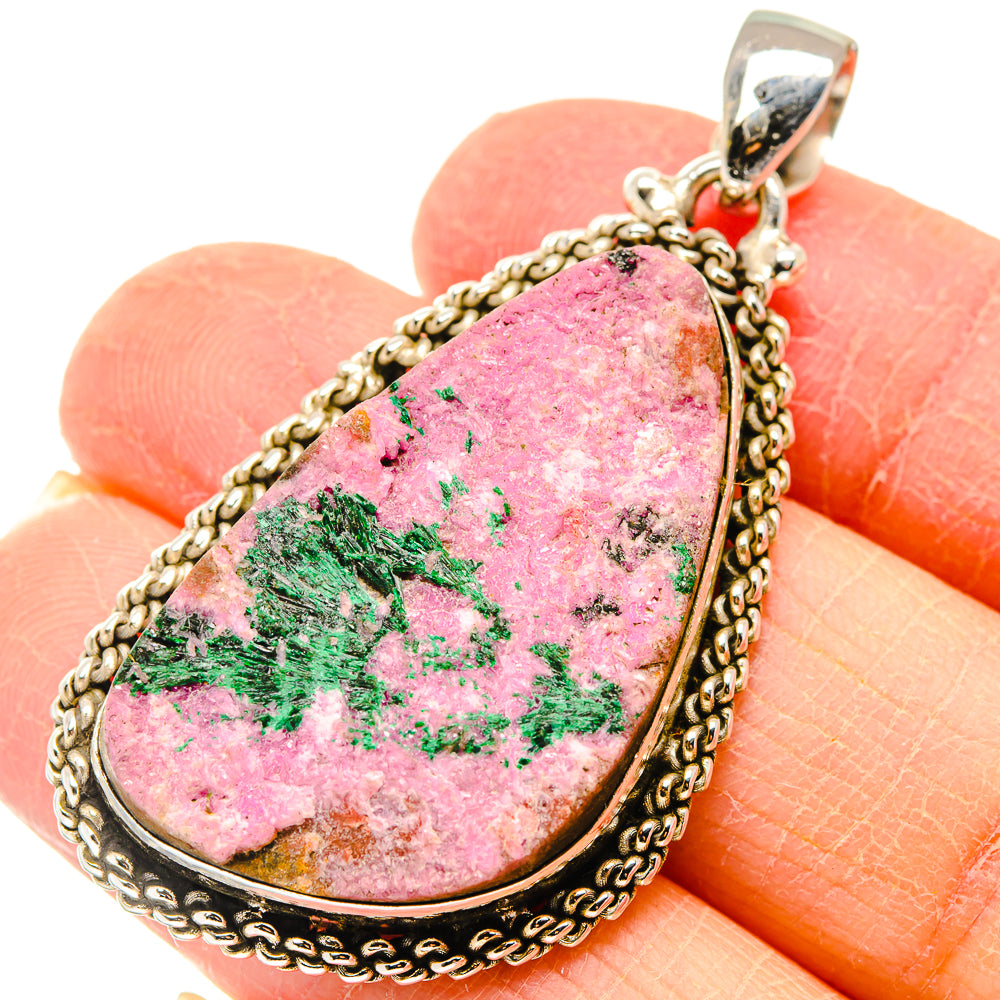 Cobalto Calcite Druzy Pendants handcrafted by Anasilvercos - PD19832