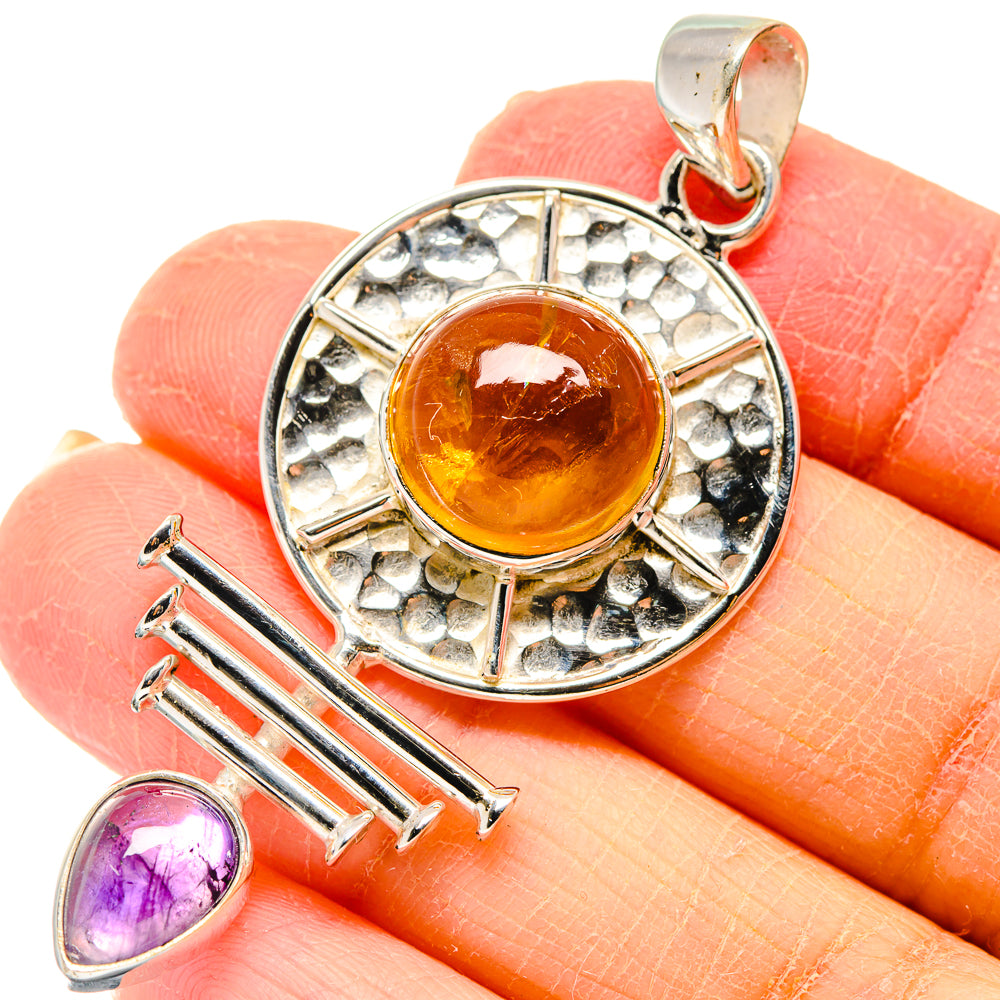 Citrine Pendants handcrafted by Anasilvercos - PD19836