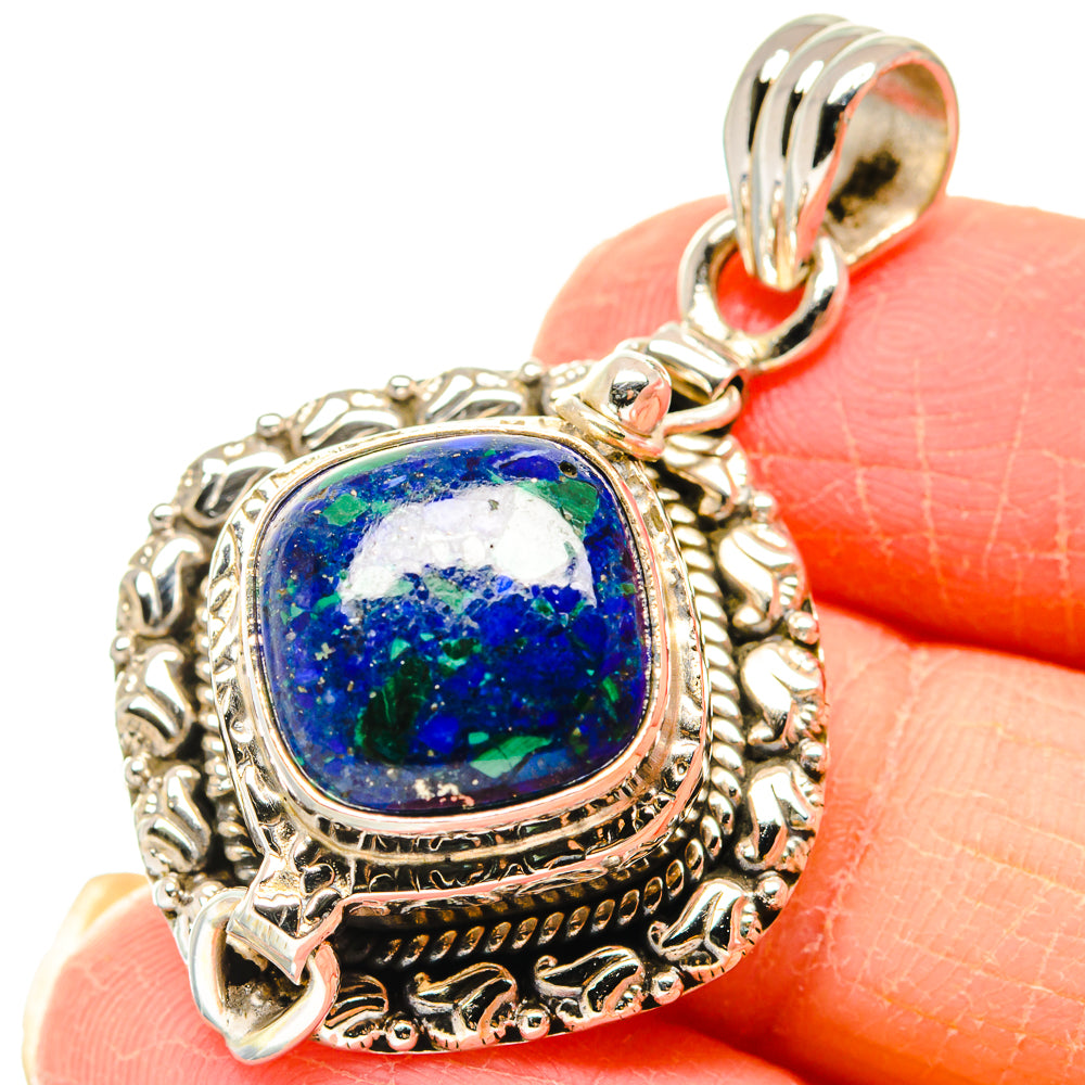Azurite Pendants handcrafted by Anasilvercos - PD19844
