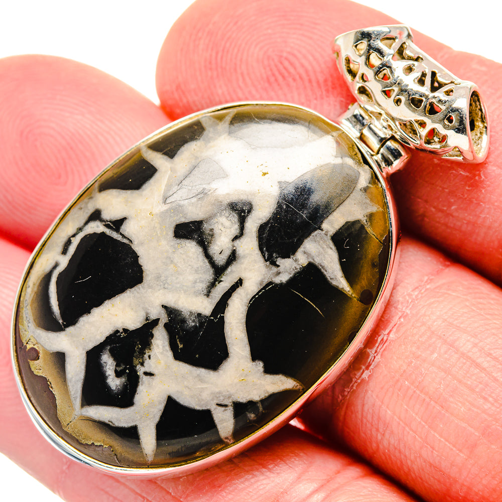 Septarian Geode Pendants handcrafted by Anasilvercos - PD19877