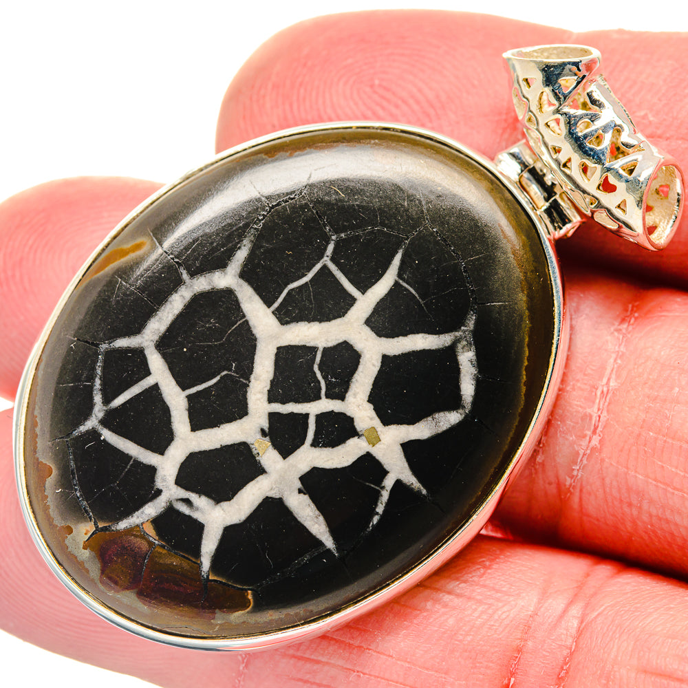 Septarian Geode Pendants handcrafted by Anasilvercos - PD19878