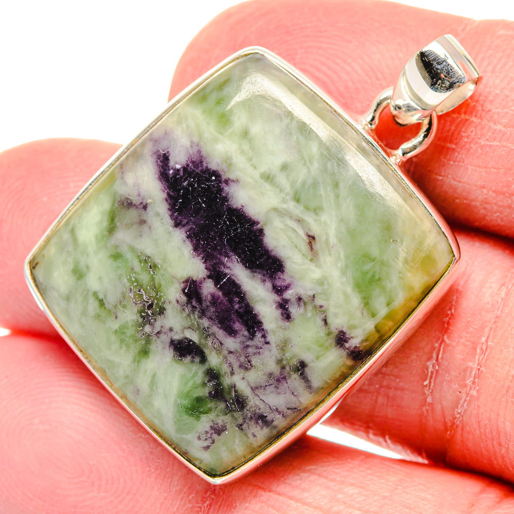 Lepidolite Pendants handcrafted by Anasilvercos - PD19925