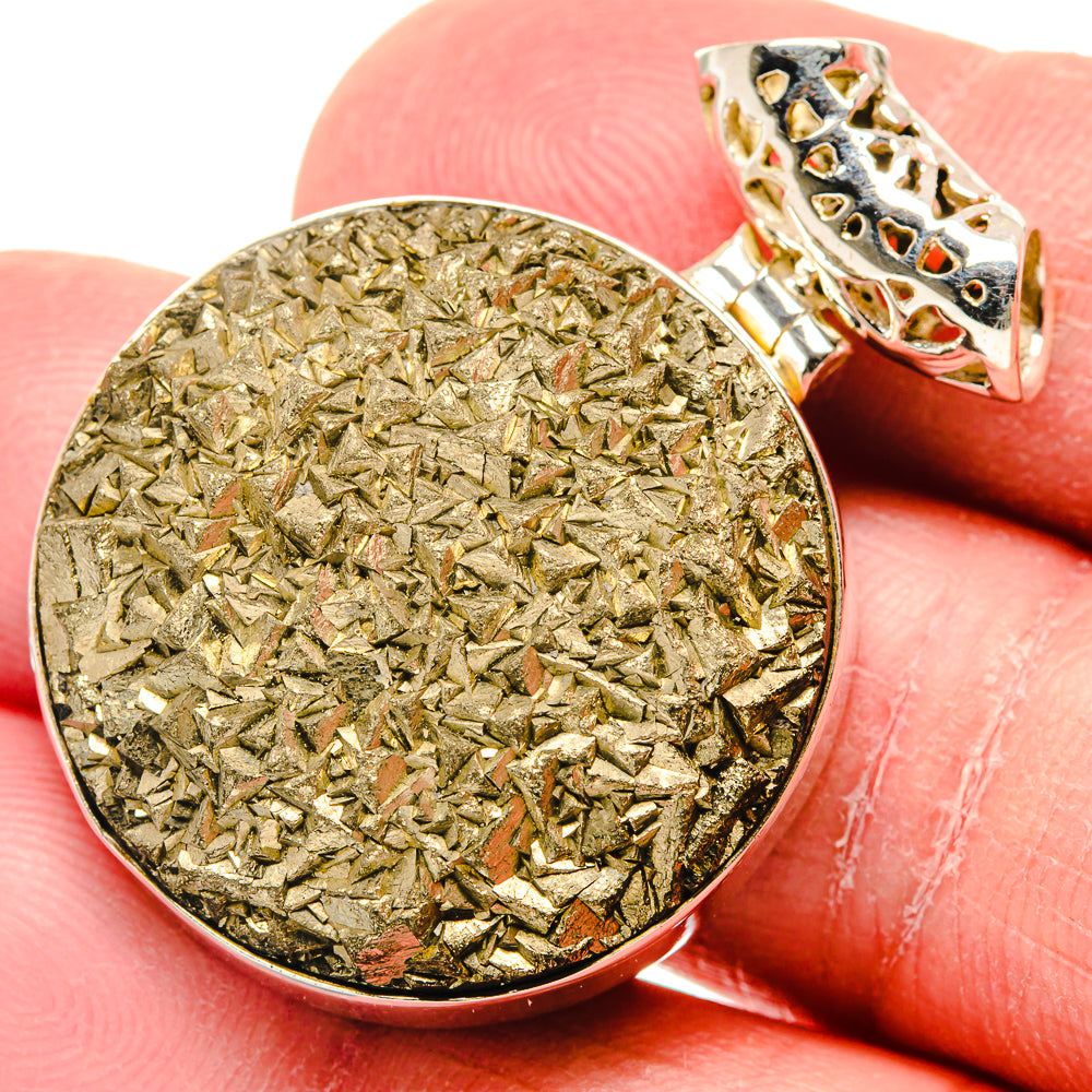 Pyrite Pendants handcrafted by Anasilvercos - PD19935