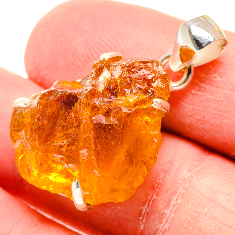 Citrine Pendants handcrafted by Anasilvercos - PD19943