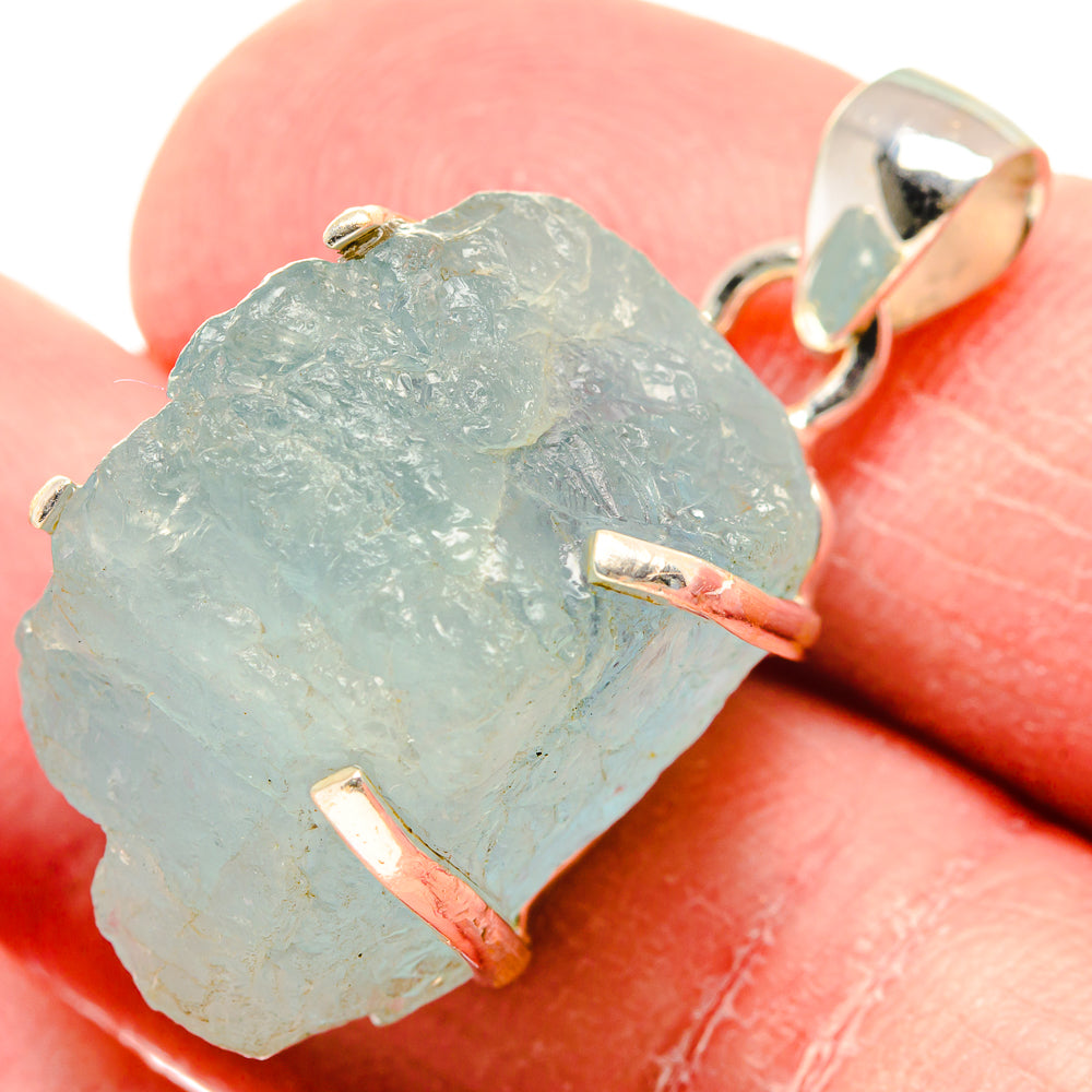 Aquamarine Pendants handcrafted by Anasilvercos - PD19946