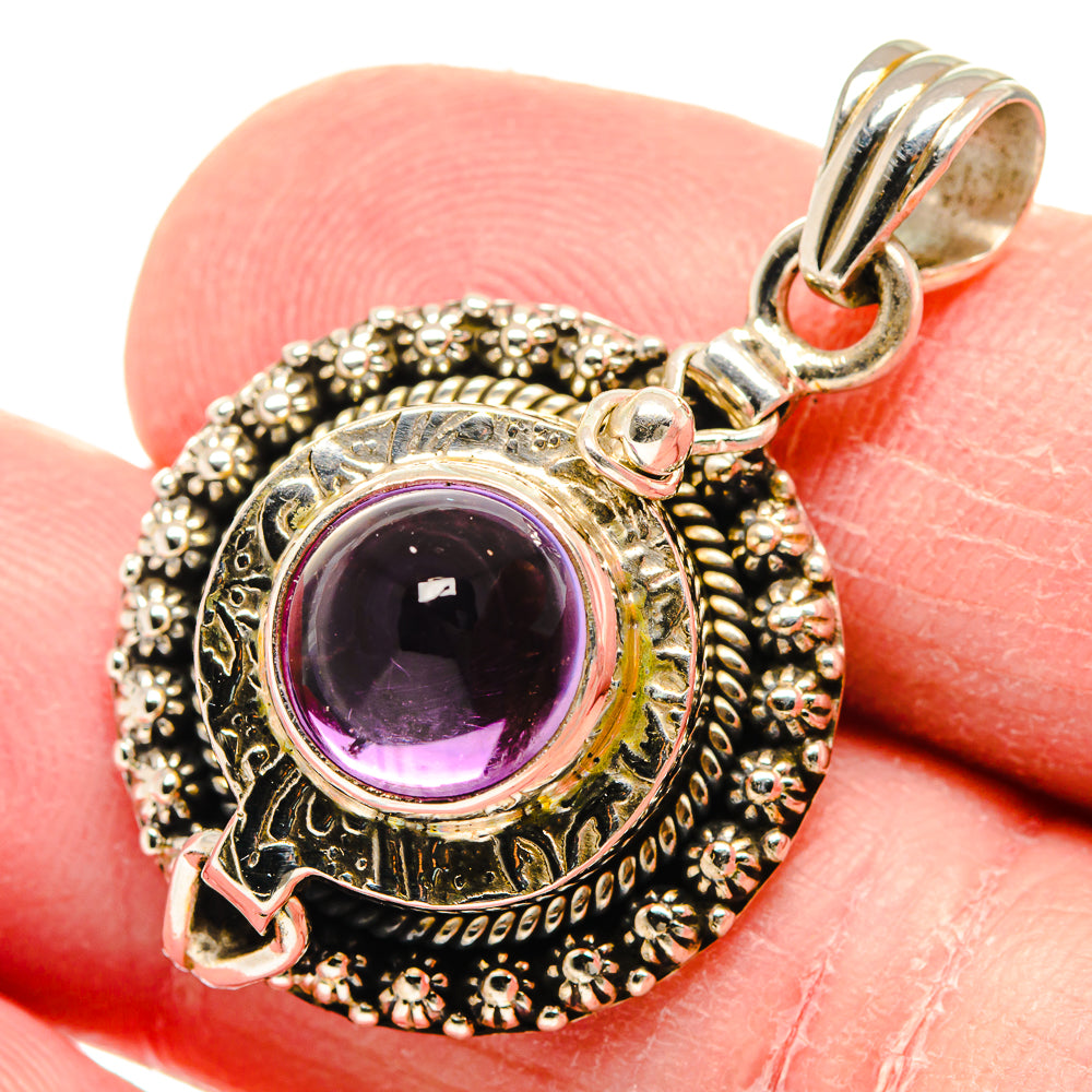Amethyst Pendants handcrafted by Anasilvercos - PD19957