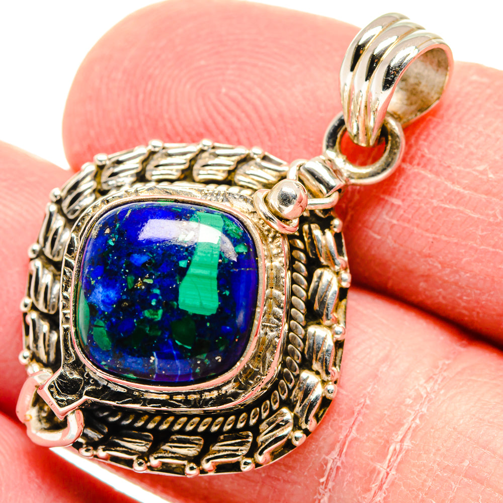 Azurite Pendants handcrafted by Anasilvercos - PD19962
