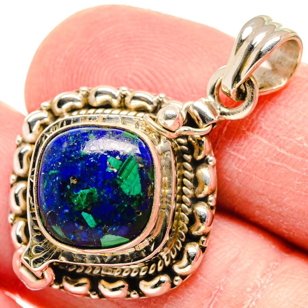 Azurite Pendants handcrafted by Anasilvercos - PD19965