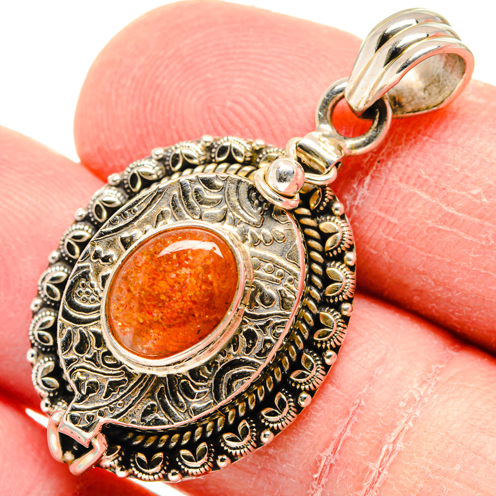 Sunstone Pendants handcrafted by Anasilvercos - PD19968