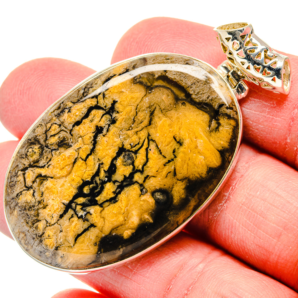Wild Horse Jasper Pendants handcrafted by Anasilvercos - PD19973