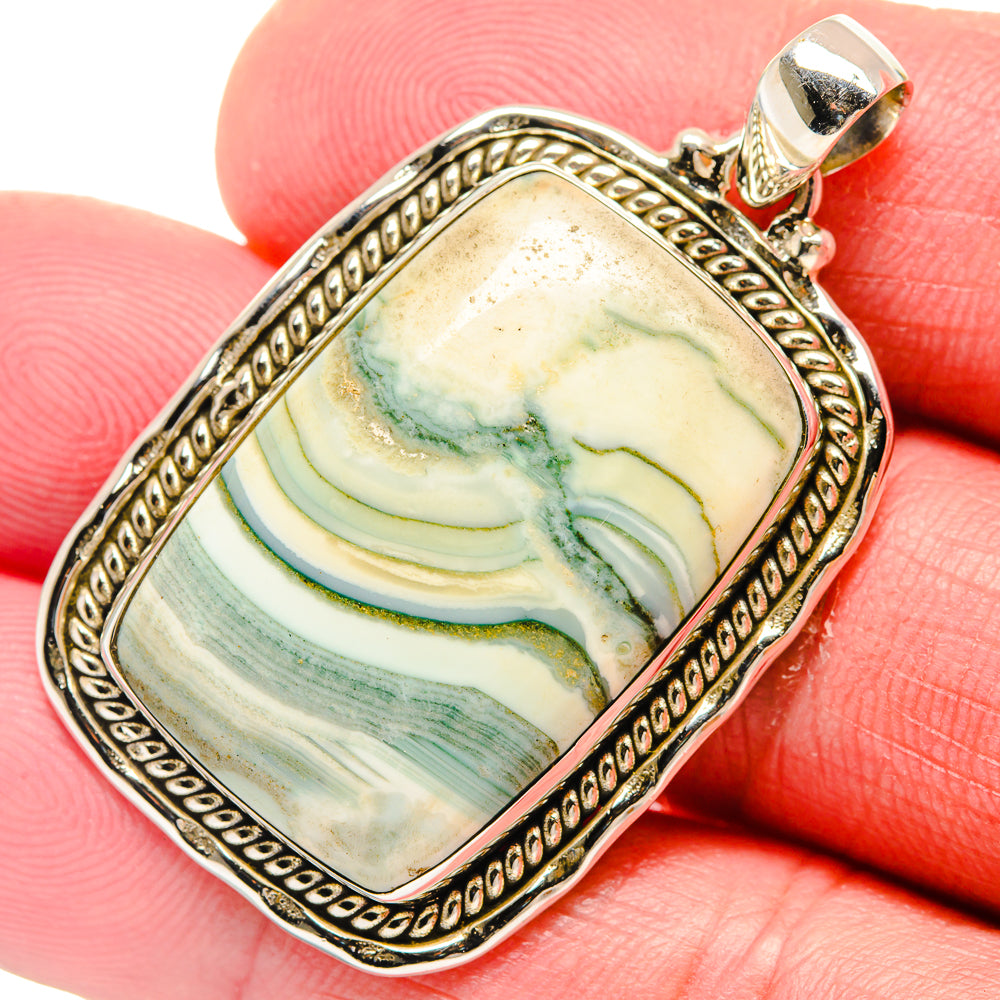 Ocean Jasper Pendants handcrafted by Anasilvercos - PD19979