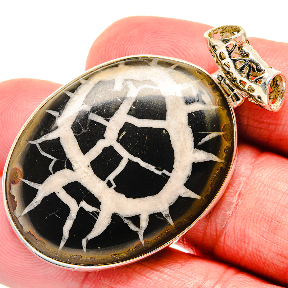 Septarian Geode Pendants handcrafted by Anasilvercos - PD19993