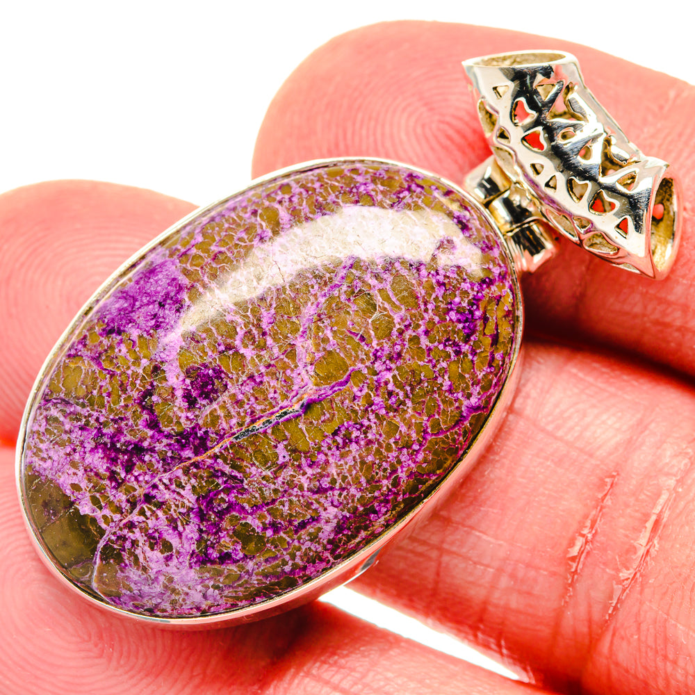 Stichtite Pendants handcrafted by Anasilvercos - PD20010