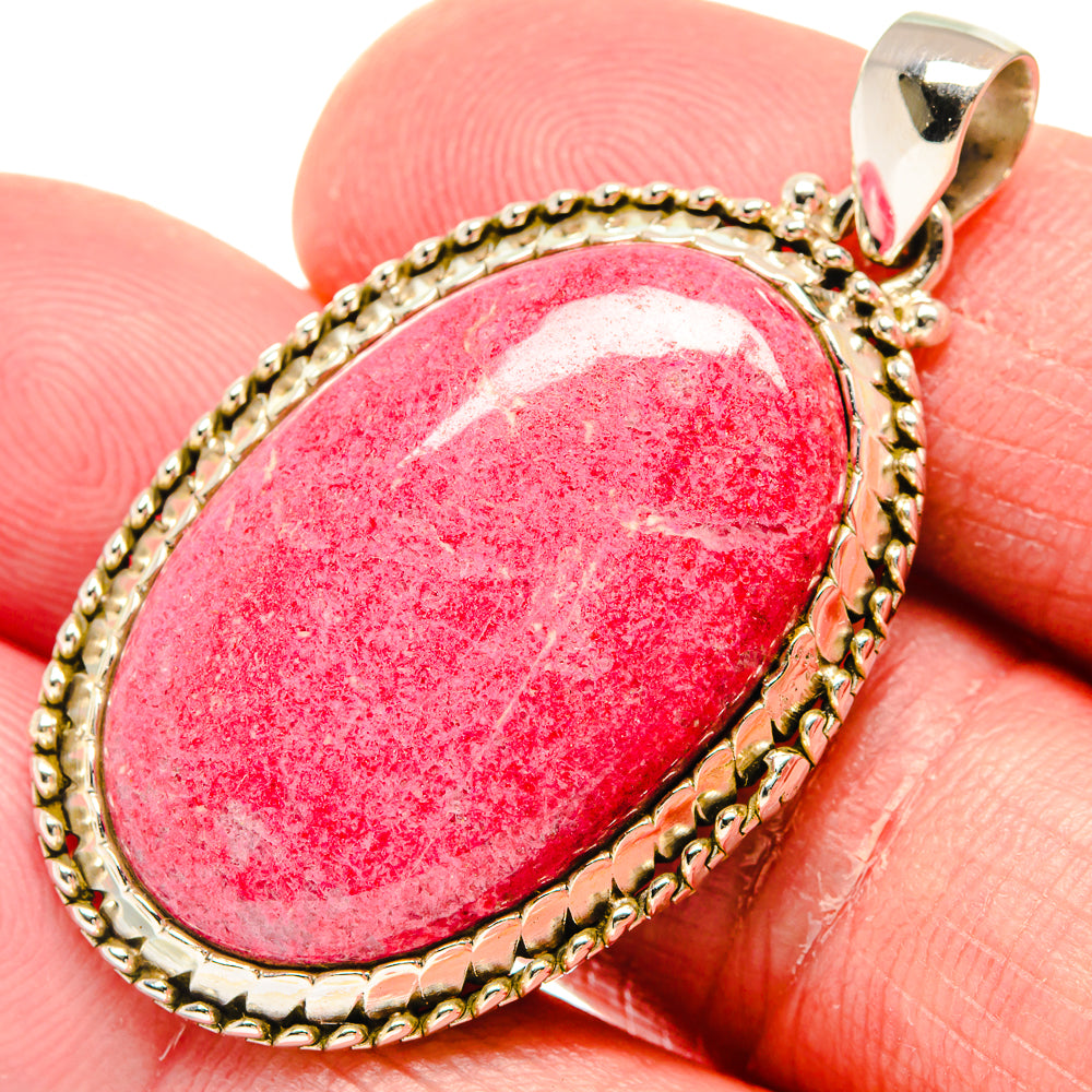 Rhodochrosite Pendants handcrafted by Anasilvercos - PD20011