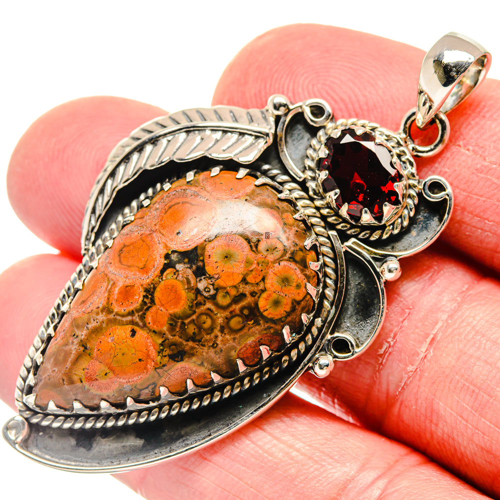 Poppy Jasper Pendants handcrafted by Anasilvercos - PD20012