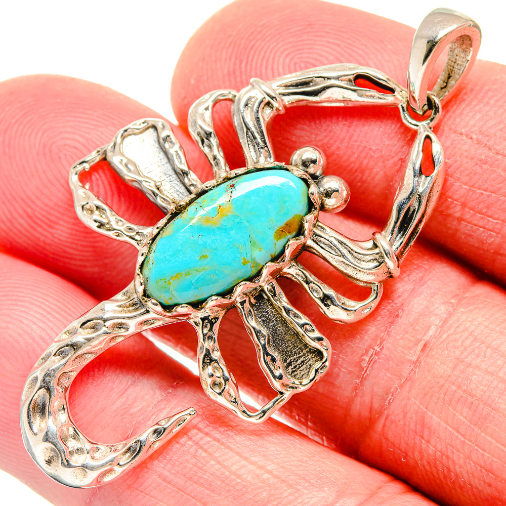 Chrysocolla Pendants handcrafted by Anasilvercos - PD20036