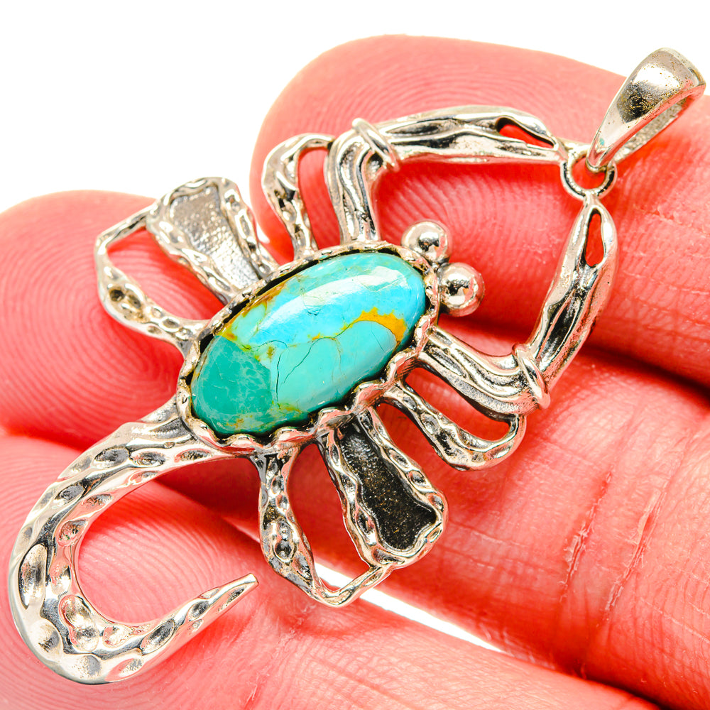 Chrysocolla Pendants handcrafted by Anasilvercos - PD20037